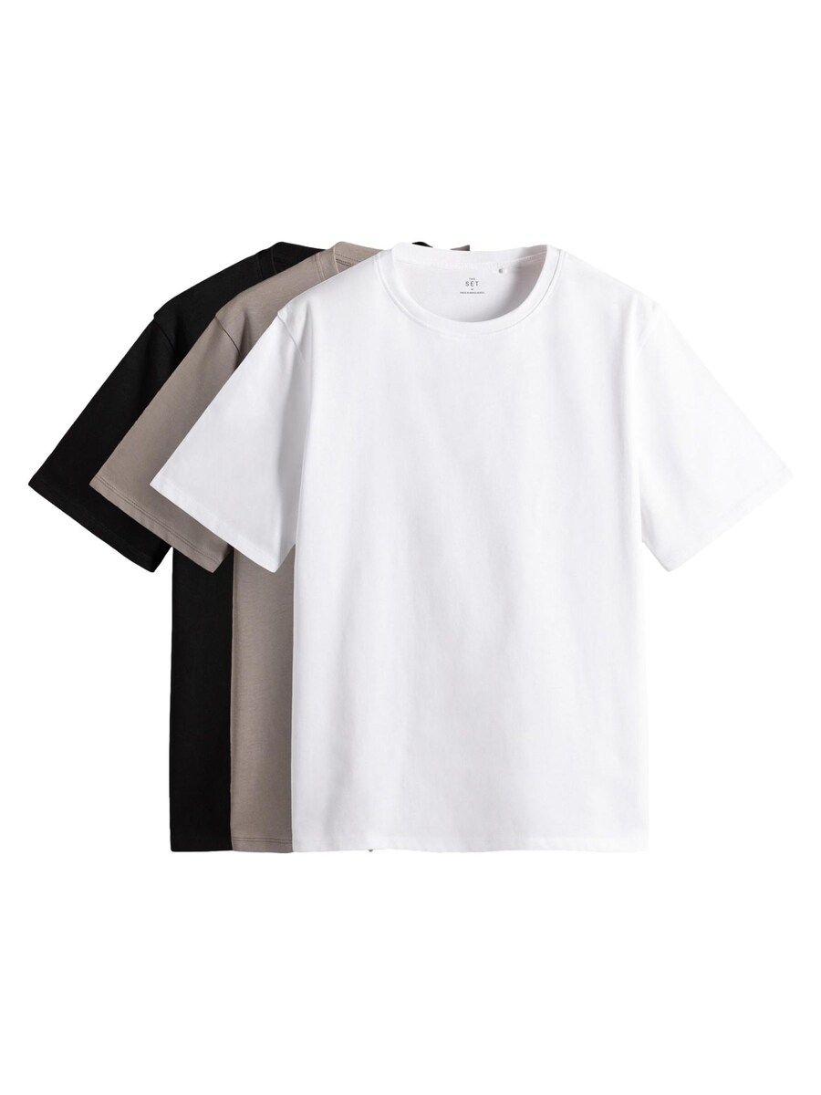 

Рубашка The Set, серый/черный/белый