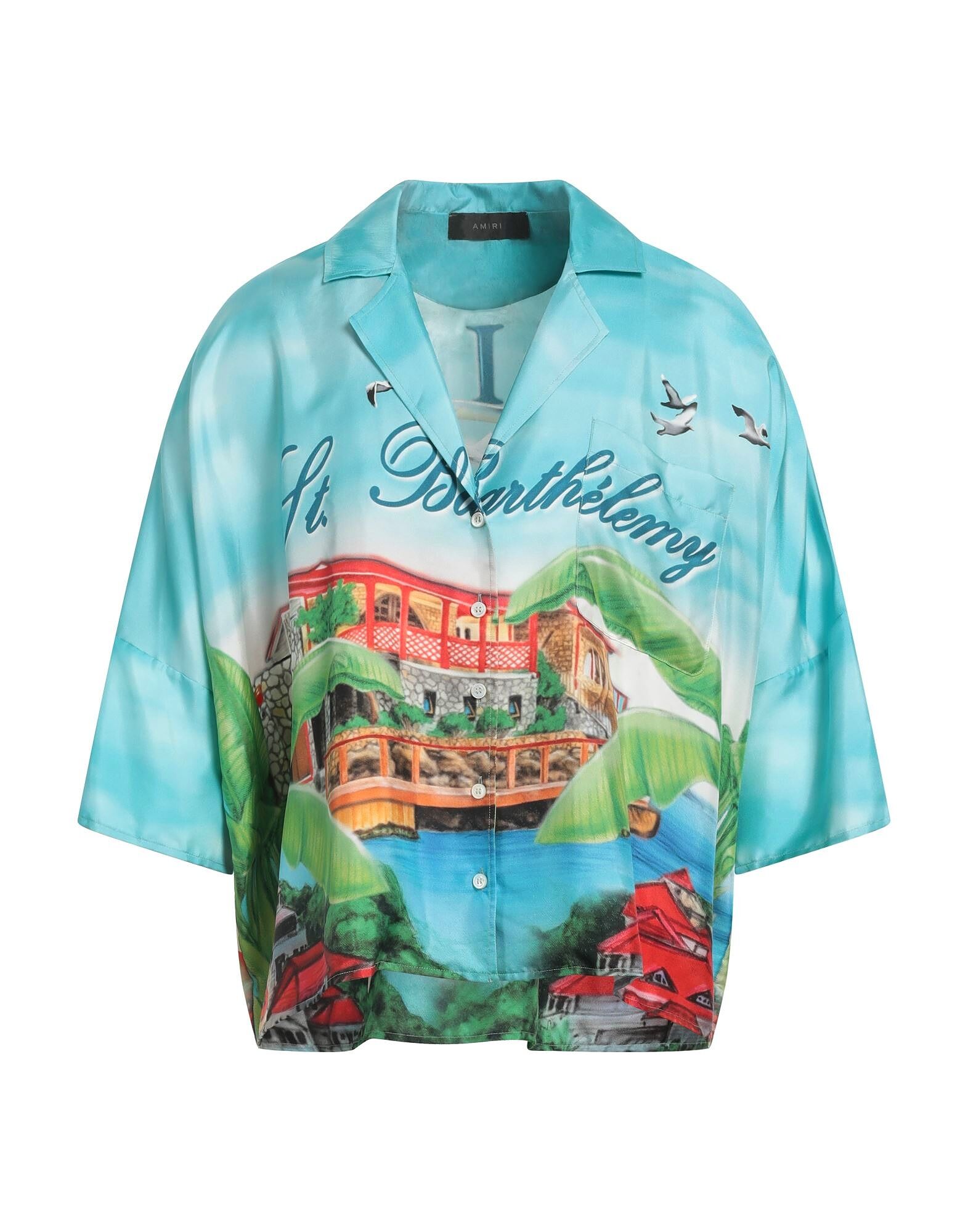 

Рубашка Amiri, бирюзовый