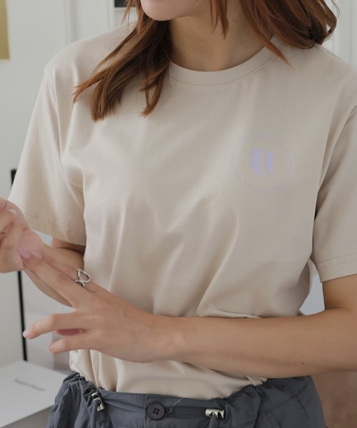 

Футболка с принтом Girly Doll, бежевая