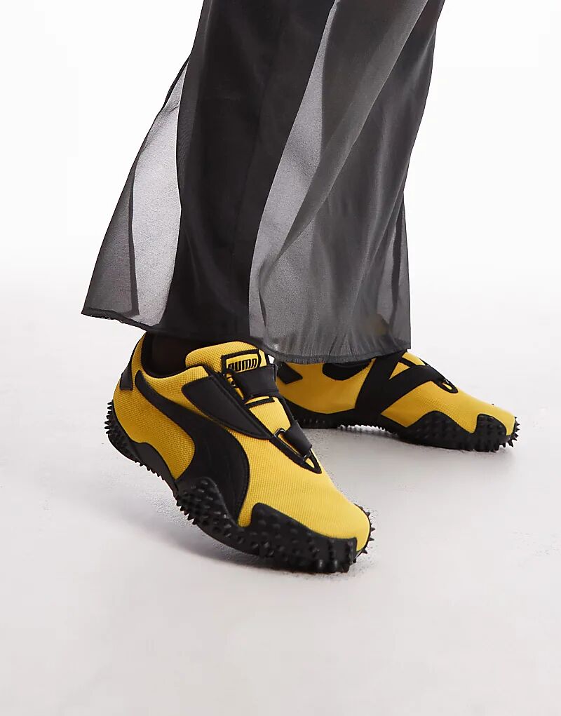Кроссовки унисекс Puma Mostro OG Prime желтого и черного цветов
