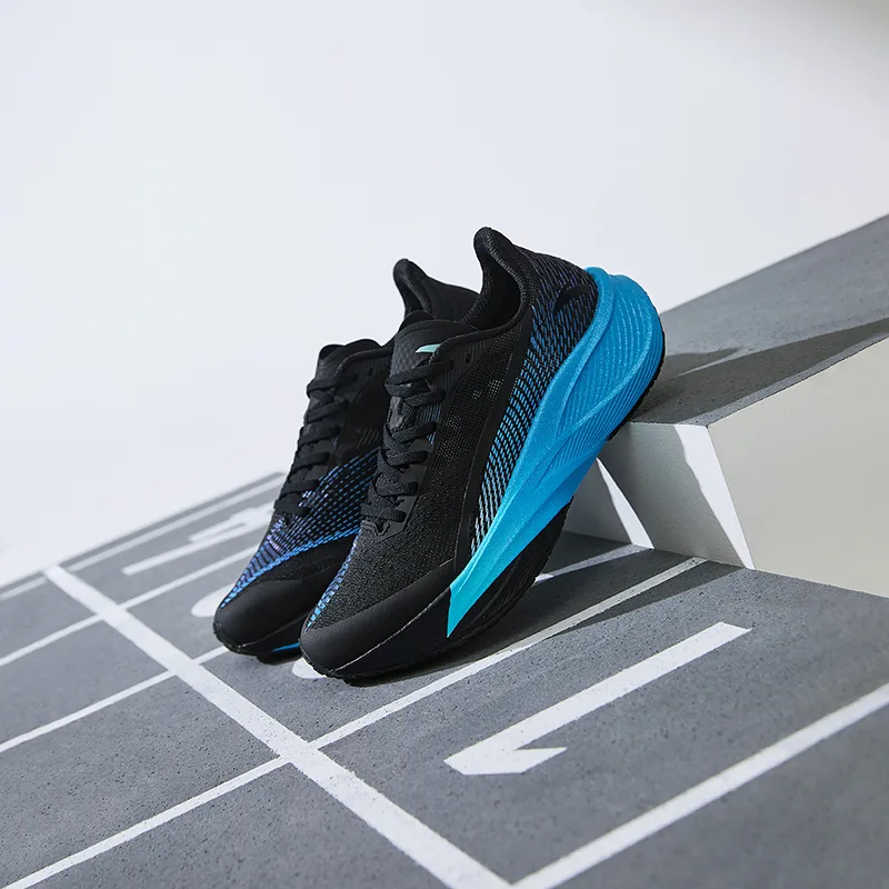 Детские кроссовки для бега C202 5 Unisex Antakids, Black/Bright Blue — фото 3