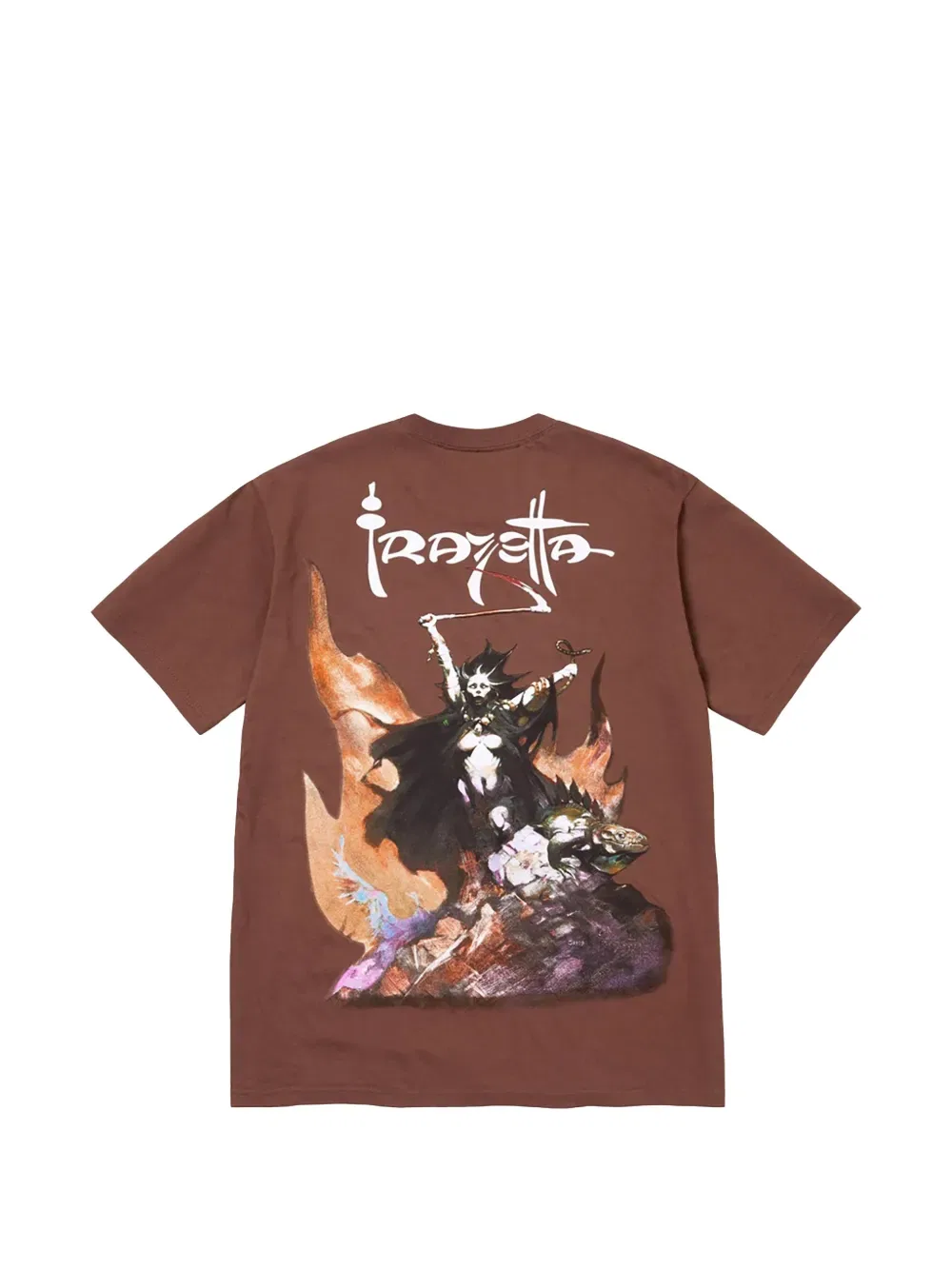 Футболка с графическим принтом X Фрэнка Фразетты Supreme, коричневый — фото 2