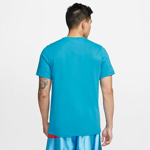 Футболка Nike LeBron x Space Jam A Legacy Tune Squad T-Shirt 'Light Blue Fury', синий — фото 3