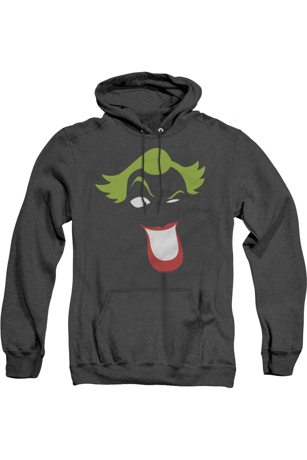 

Batman Joker Simplified Adult Heather Hoodie / Толстовка с капюшоном Gildan, черный