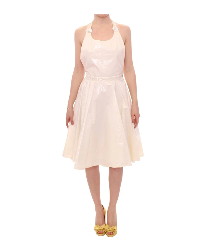 

Чайное платье с завязками на шее Licia Florio, белый