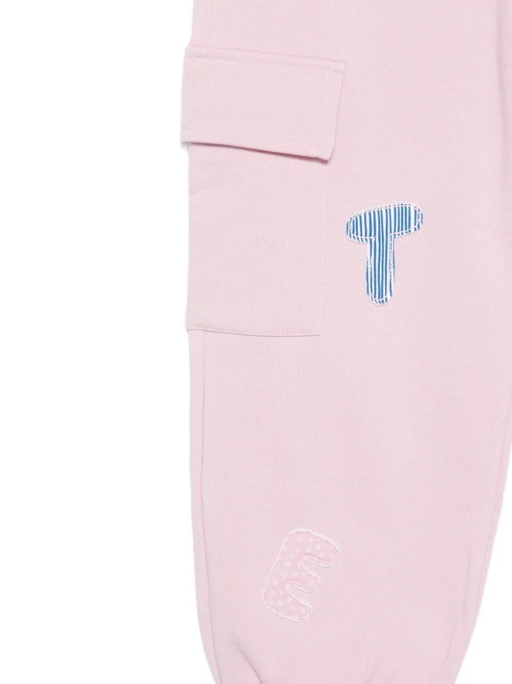 Спортивные брюки с вышивкой Stella Mccartney Kids, розовый — фото 3