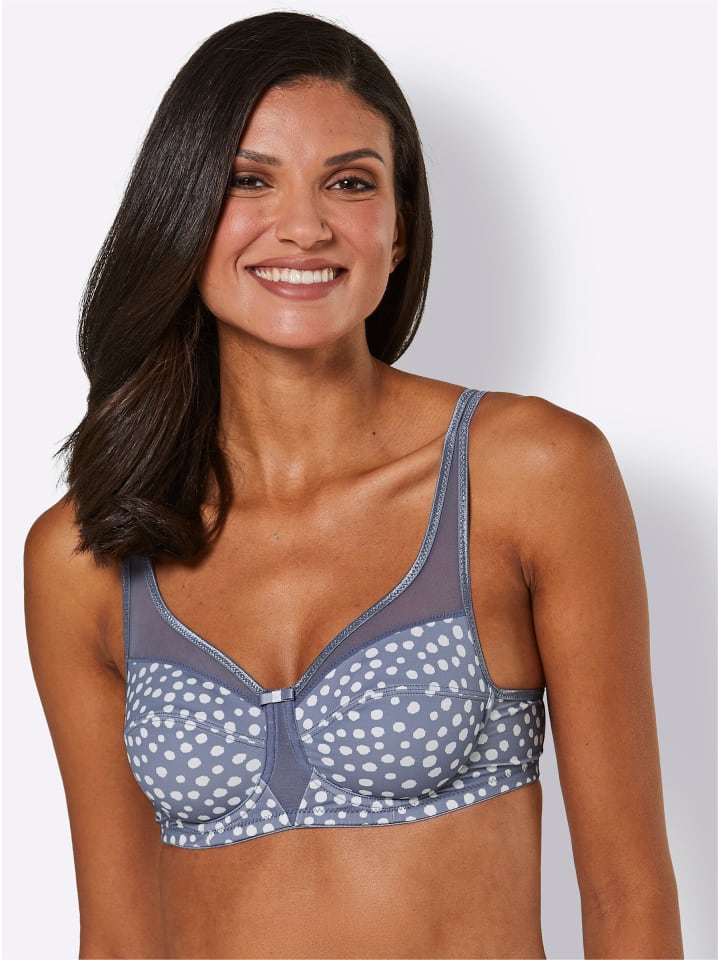 

Бюстгальтер на косточках с принтом голубой голубь WITT WEIDEN