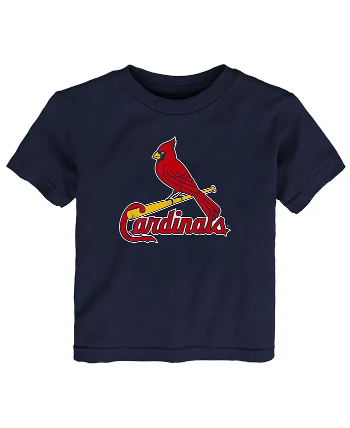 

Футболка для малышей с основным логотипом St. Louis Cardinals в синем цвете Outerstuff