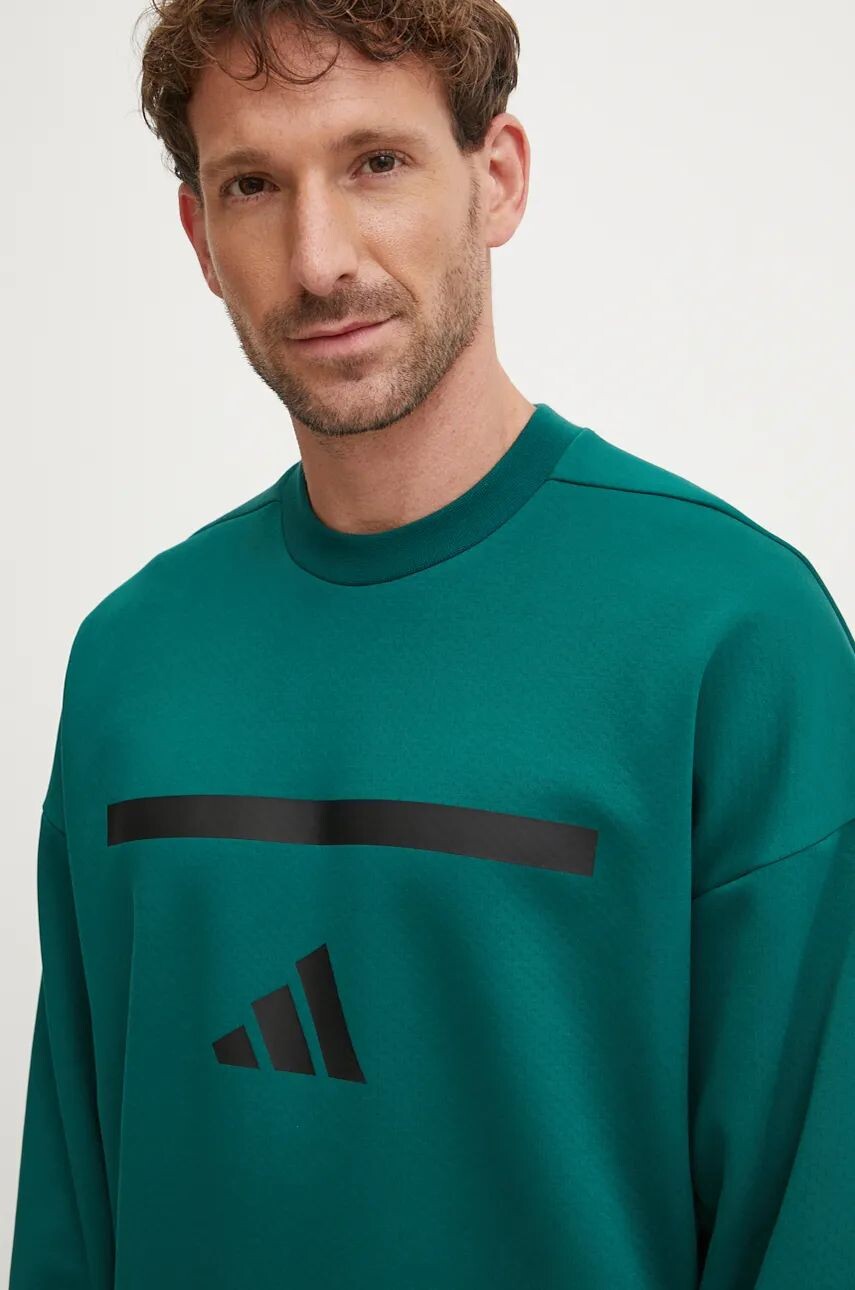 Толстовка adidas ZNE, зеленый — фото 4