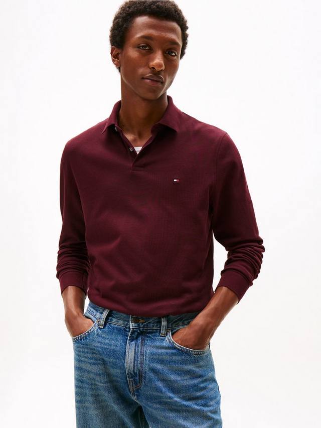 

Футболка-поло с длинным рукавом 1985 из хлопковой смеси Tommy Hilfiger