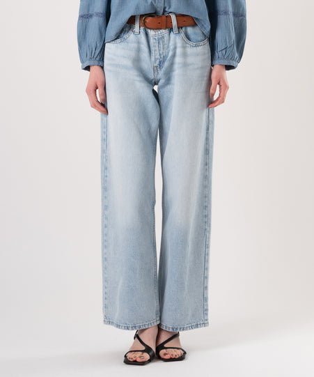 Свободные джинсы SUPERLOW светло-индигового цвета Levi's, Light Indigo - Flat Finish