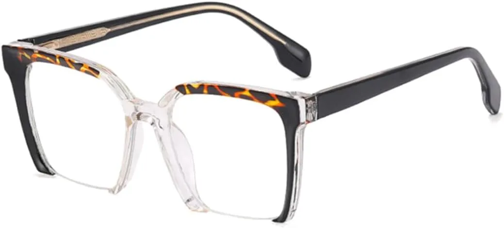 

Ретро-солнцезащитные очки без оправы для женщин, модная оправа с пружинным шарниром, мужские очки в красочной оправе с леопардовым принтом VRTRFFTR, Black