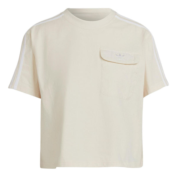 

Футболка adicolor classics poplin back loose t-shirt Adidas, белый