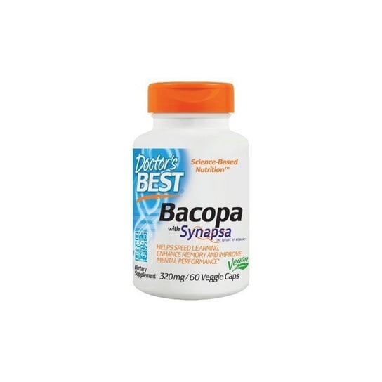 

Бакопа (Брахми) - Бакопа Моньера с Синапсой (60 капсул) Doctor's Best