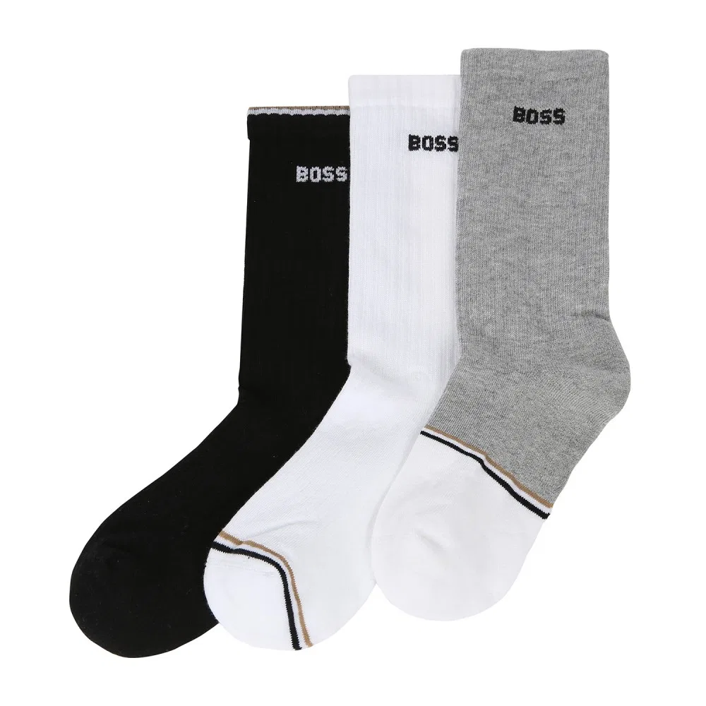 Набор из 3 пар мужских повседневных хлопковых носков от Boss