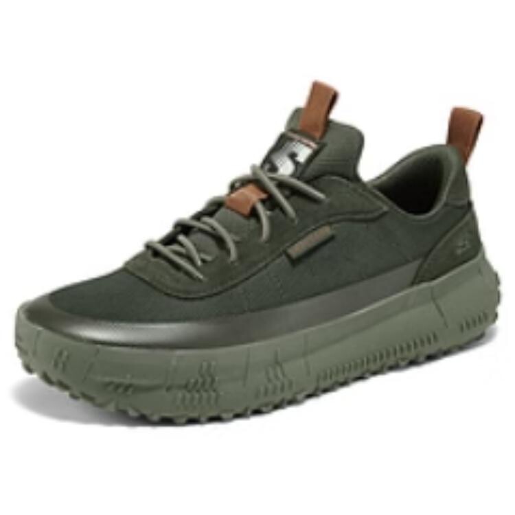 Кроссовки Skechers мужские низкие оливково-зеленые — фото 3