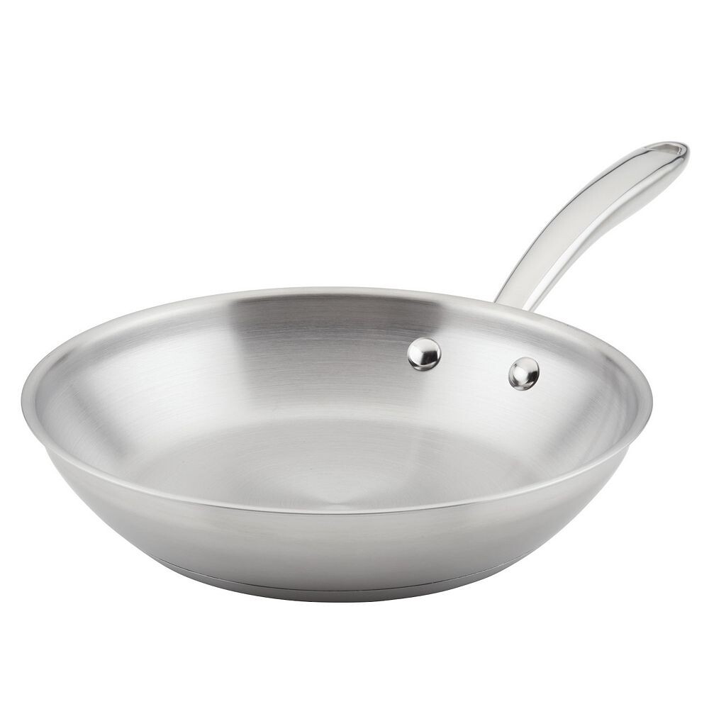 

Rachael Ray Professional 10 из индукционной сковороды из нержавеющей стали, цвет Silver