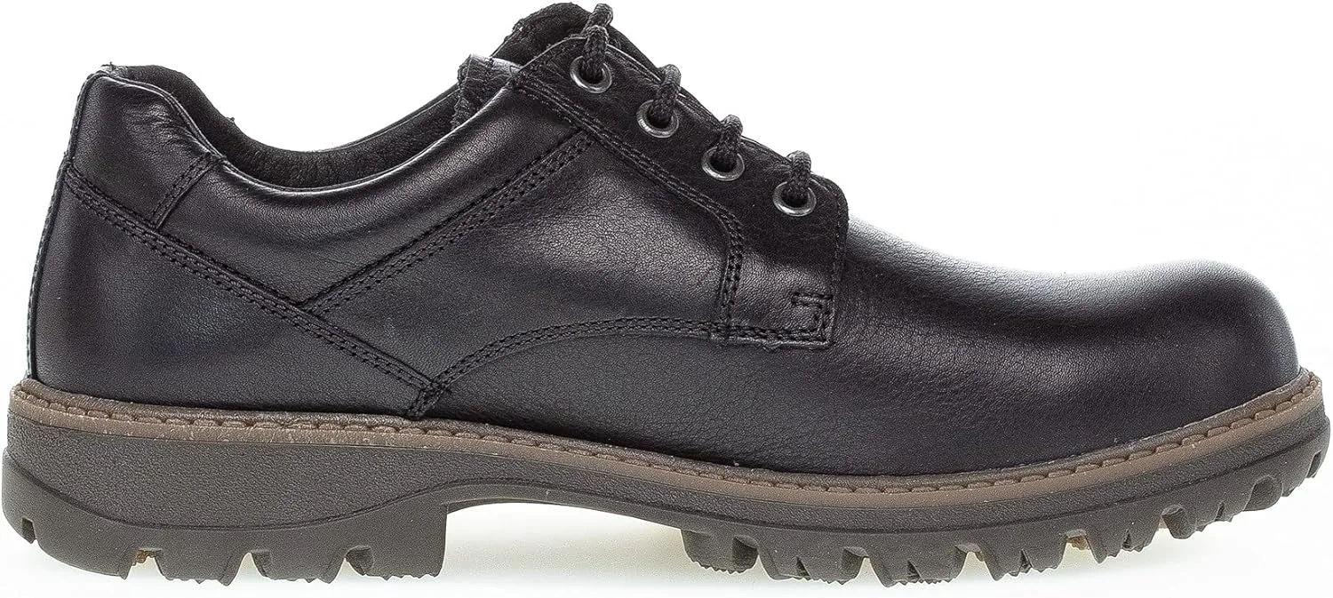 Мужские деловые туфли Pius Gabor на шнуровке, с мембраной Gore-Tex, технологией Extragrip и небольшой латексной подошвой, черный — фото 4