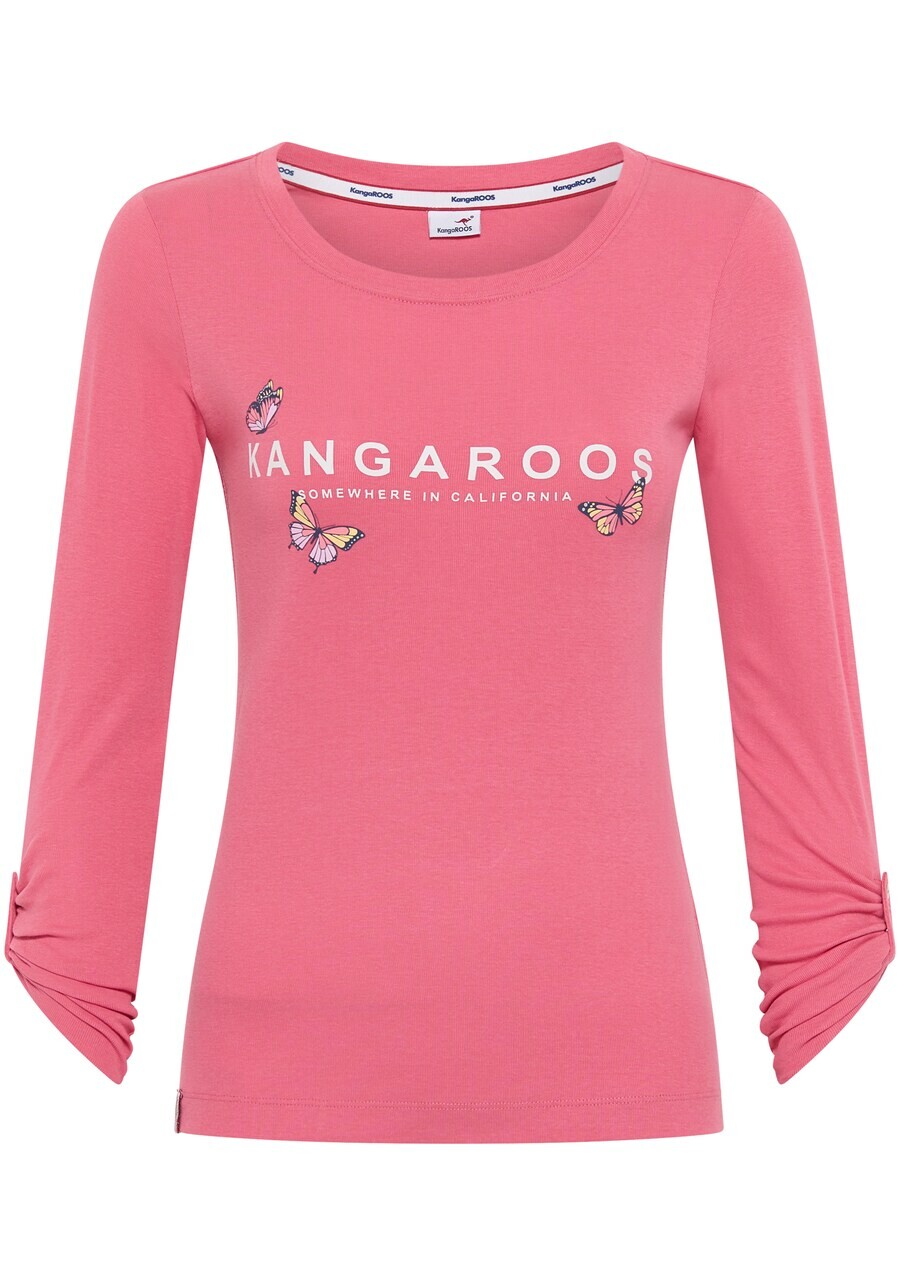 

Лонгслив KangaROOS Shirt, темно-розовый