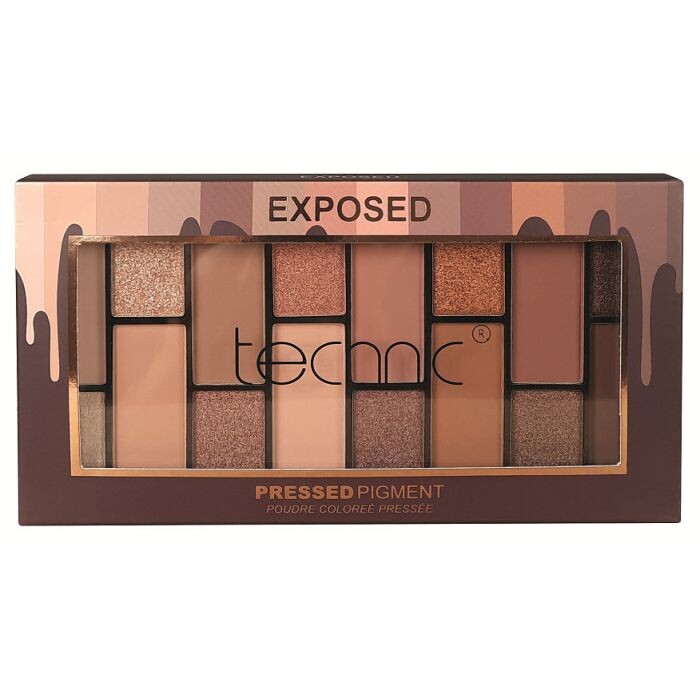 

Тени для век Exposed Paleta de sombras nude Technic, Multicolor