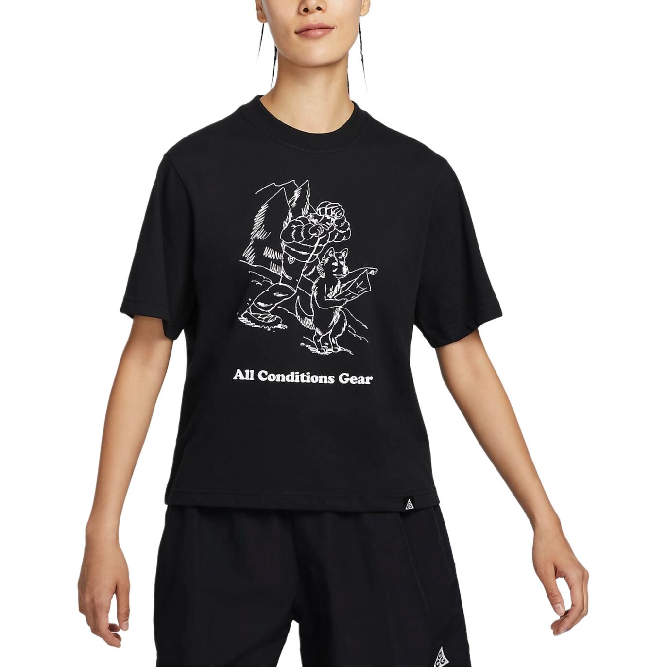 

Футболка ACG женская черная Nike