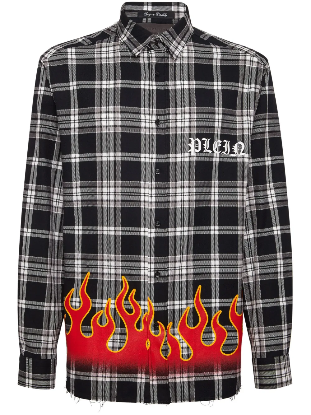 

Рубашка с принтом Philipp Plein, черный