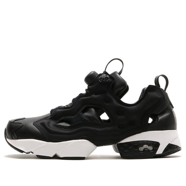 

Кроссовки bounty hunter x atmos x packer x instapump fury 'black white' Reebok, черный