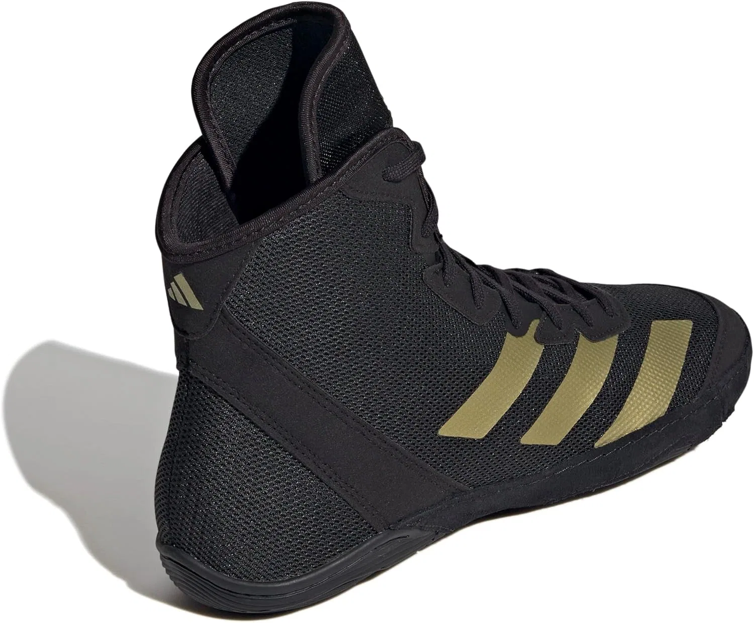 Мужские кроссовки Adidas, Core Black Gold Metallic Footwear White Ie3207 — фото 4