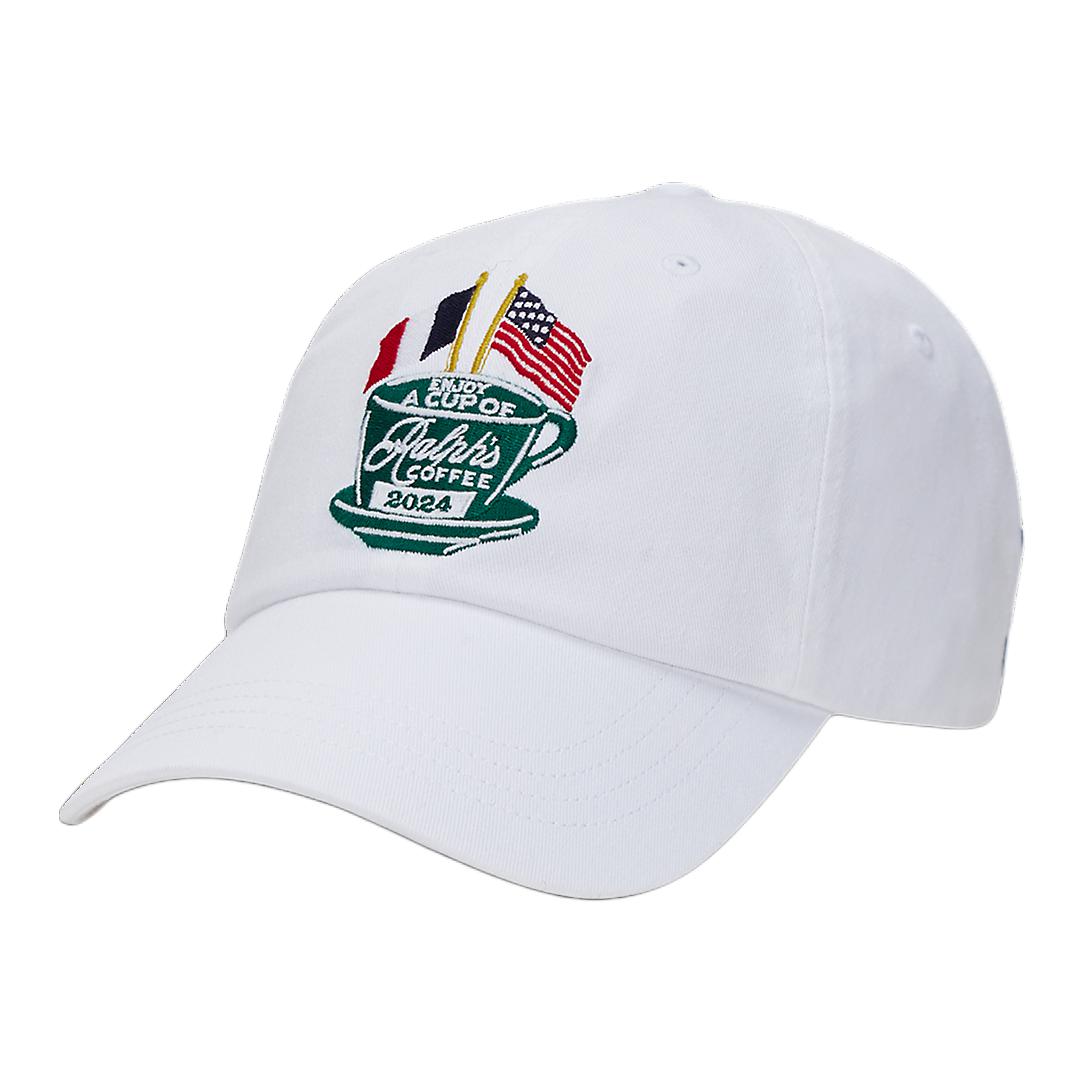 

Хлопковая бейсболка мужская белая Polo Ralph Lauren