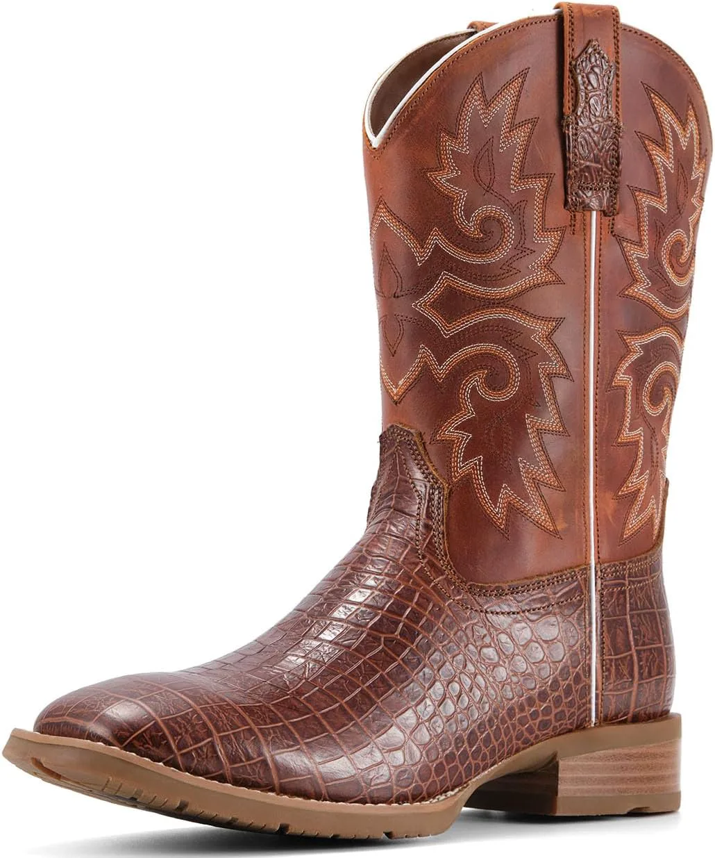 Мужские сапоги SUREWAY Caiman Cowboy - мужские вестерн-сапоги с квадратным носком, масло- и скользкоустойчивые, прочные, модные классические сапоги-ботфорты высотой 10 дюймов, рабочие сапоги с мягким носком