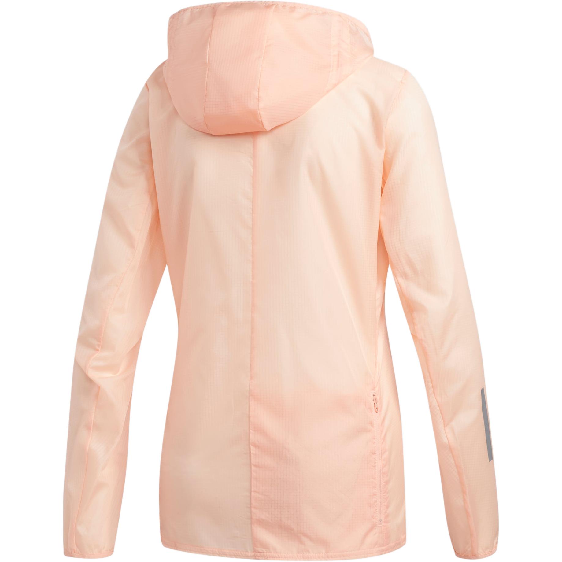 Adidas Женская куртка с глянцевым порошковым покрытием, Bright Light Pink — фото 4