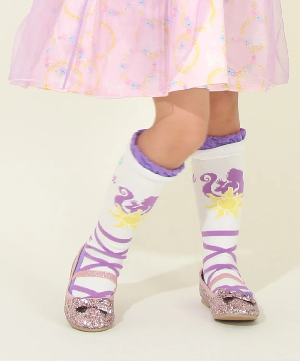 Носки высокие Disney Princess, хлопок, BABYDOLL, 13-16 см, белый