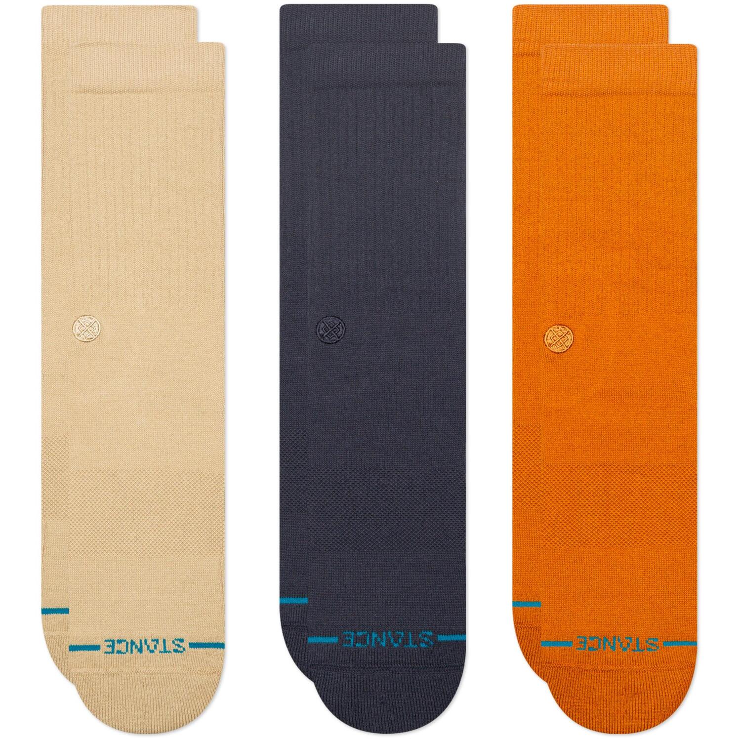 

Мужские носки Icon, набор из 3 пар. Stance, Sand