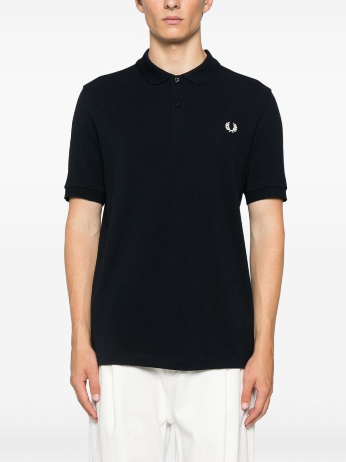 Рубашка Comme Des Garçons Shirt x рубашка-поло с надписью Fred Perry, синий — фото 3