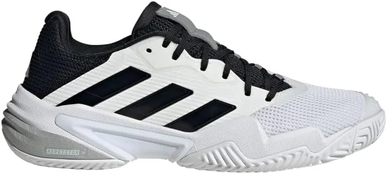 Кроссовки теннисные Adidas Barricade 13, White/Black/Grey — фото 2