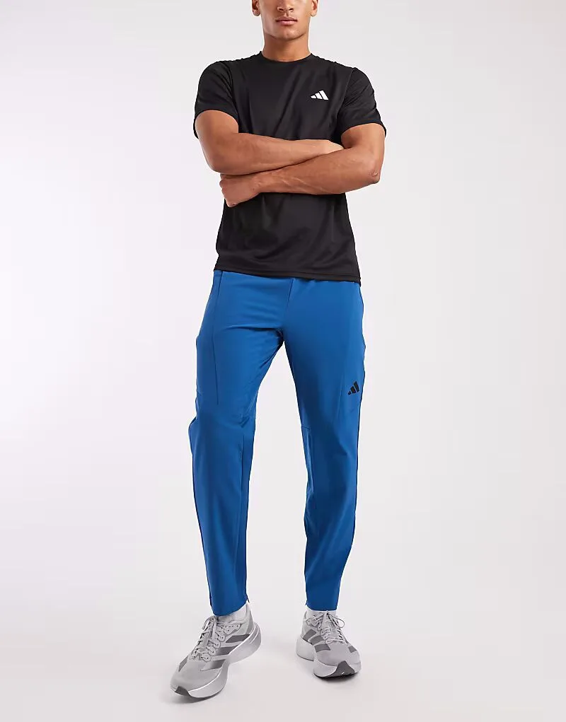 Спортивные брюки Adidas Performance D4T в цвете «темно-бензиновый» — фото 2