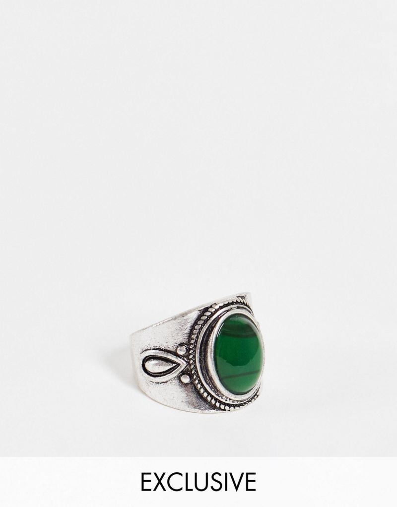 

Серебряное кольцо Reclaimed Vintage с камнем
