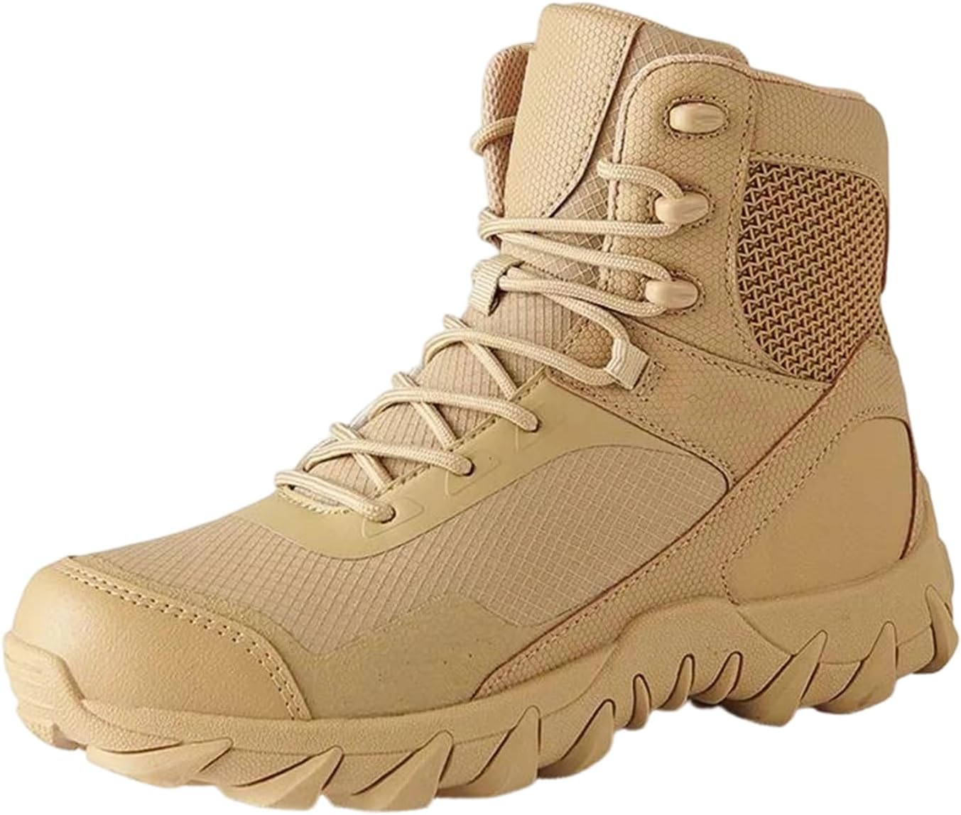 

Мужские дышащие водонепроницаемые походные ботинки с амортизацией и противоскользящей подошвой для работы и активного отдыха Alloaone, Sand