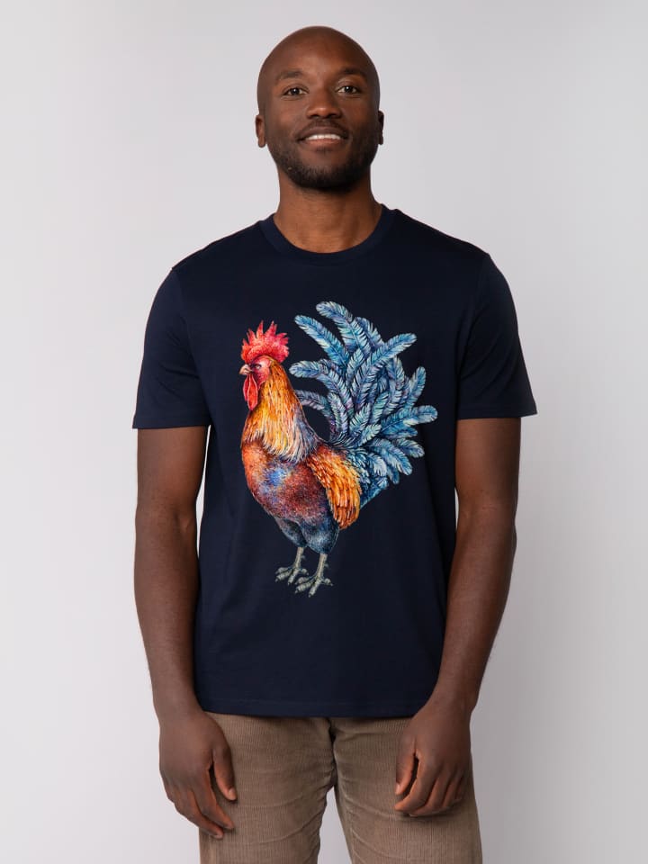 

Футболка с изображением свирепого петуха темно-синего цвета wat Apparel, Синий, Футболка с изображением свирепого петуха темно-синего цвета wat Apparel