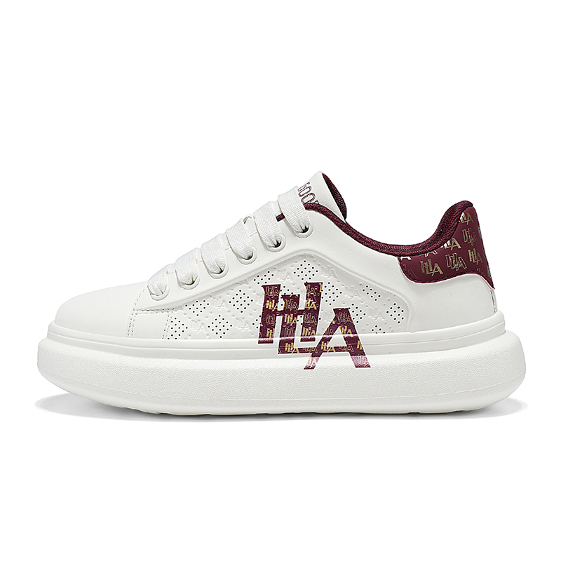 

HLA Низкие скейтбордские кроссовки мужские бело-красные, цвет White Red