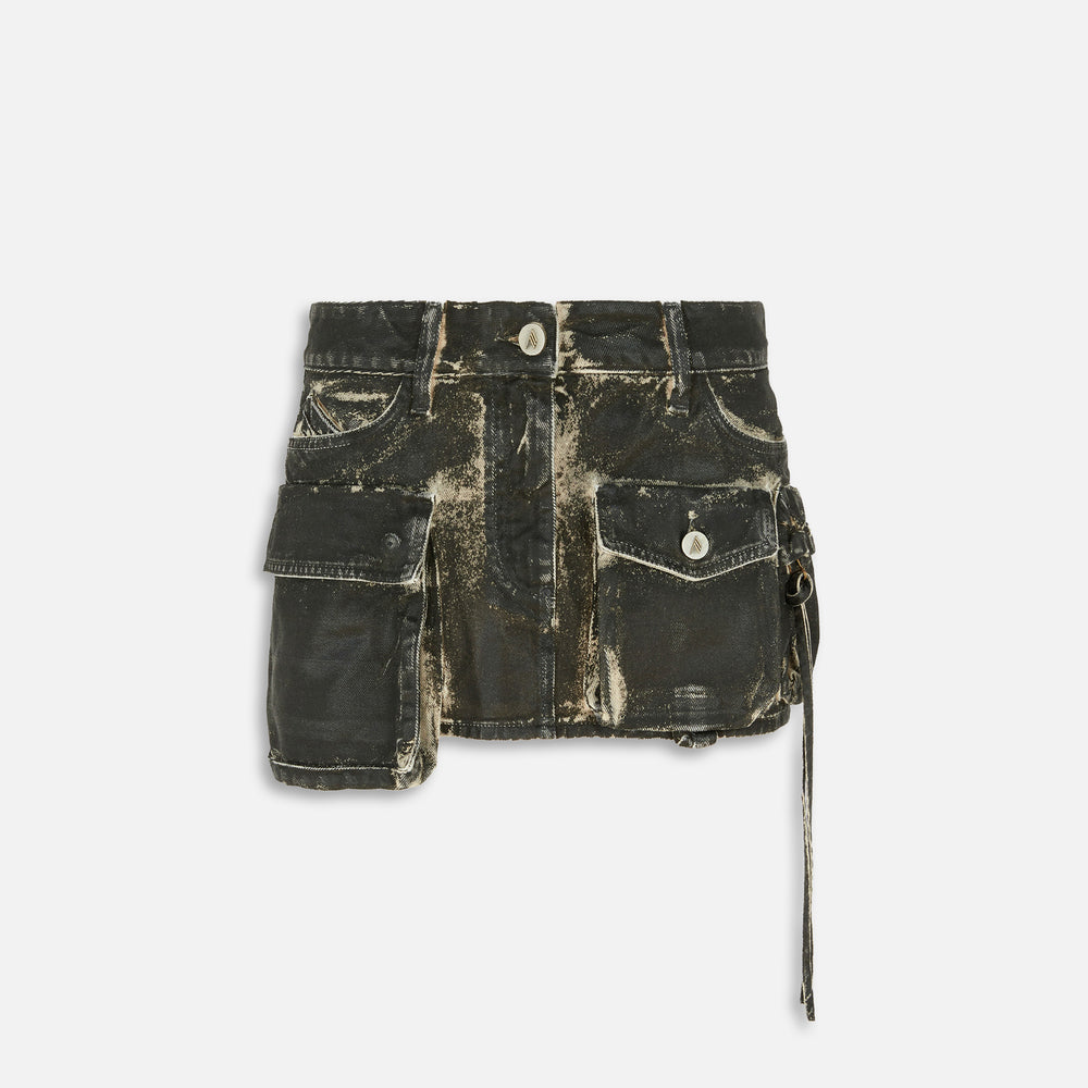 

Юбка The Attico Mini Skirt, цвет Navy Blue