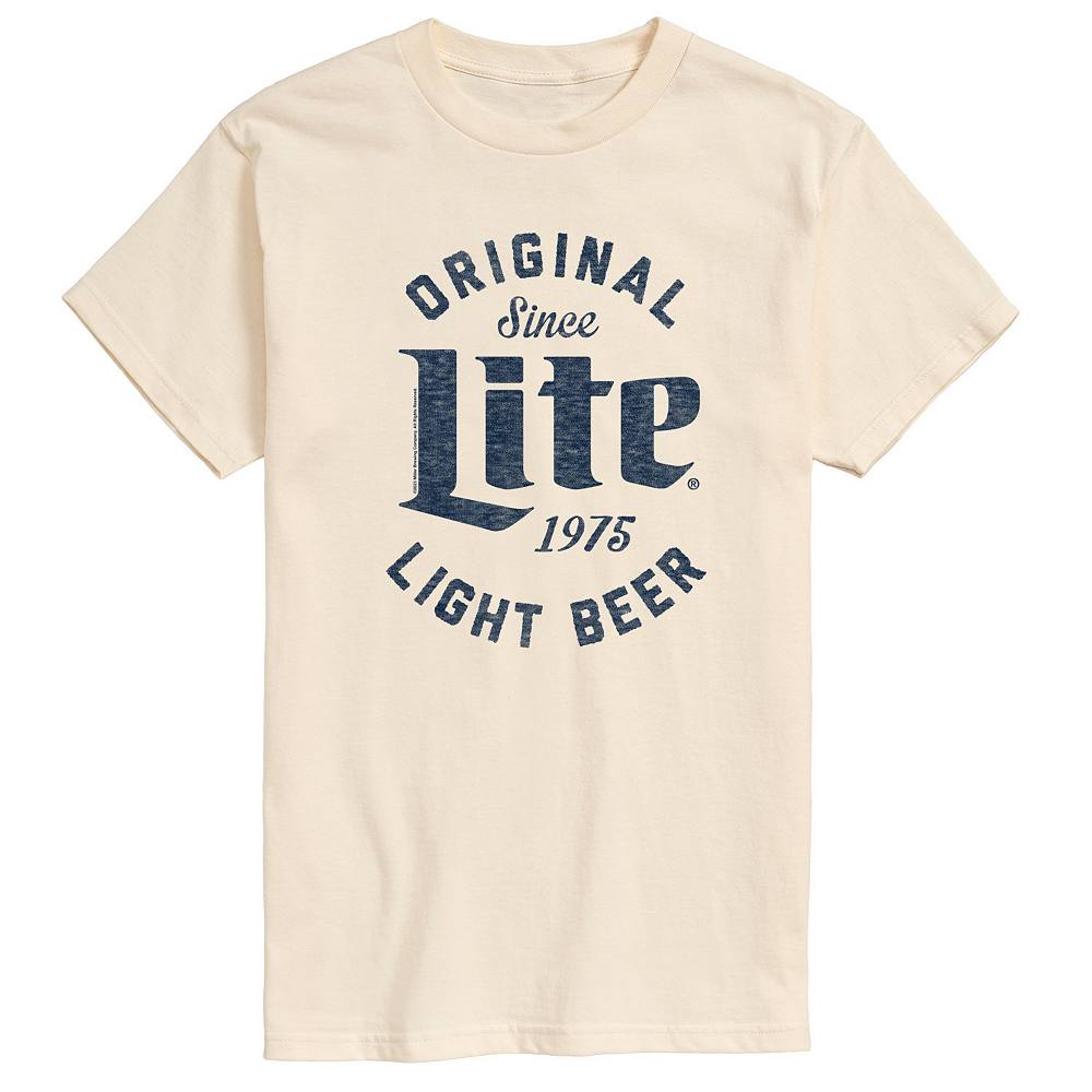 

Мужская футболка Miller Light Original Lite с графическим рисунком с 1975 года Licensed Character, цвет Cream