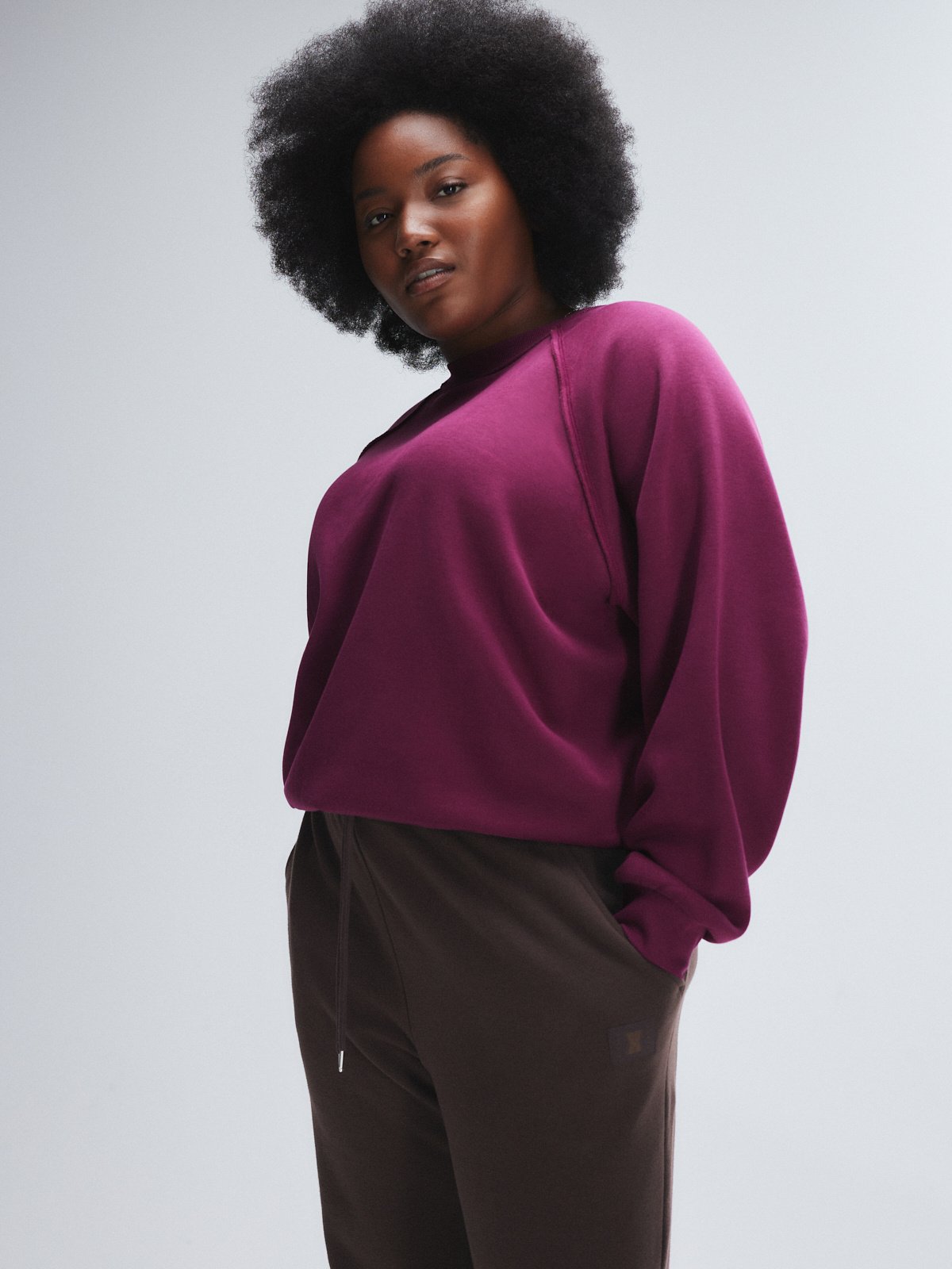 

Толстовка Savage X Fenty Essential Fleece, цвет Sugarplum Purple