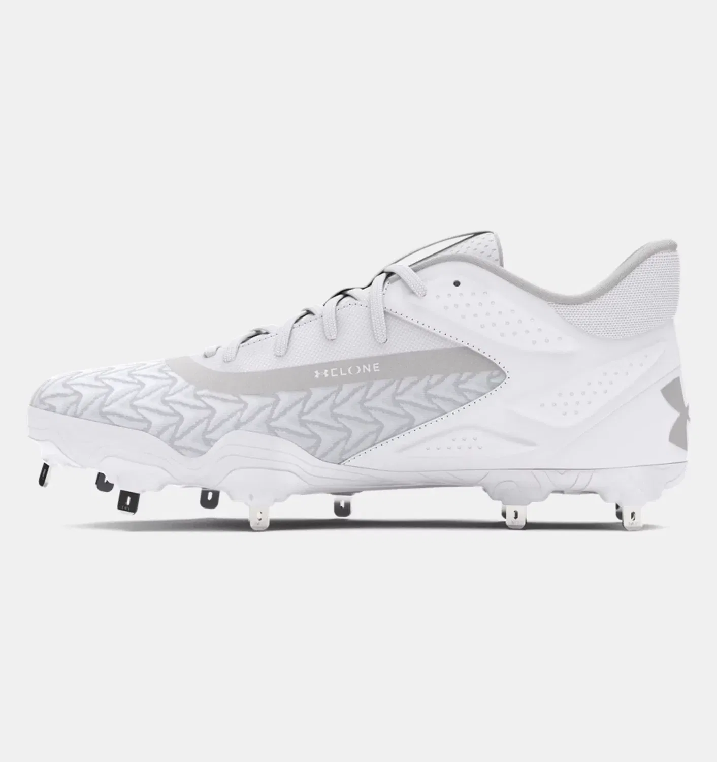 Мужские бейсбольные бутсы Under Armour Yard MT 3.0 3027450-100 белого цвета DWA3858 — фото 3