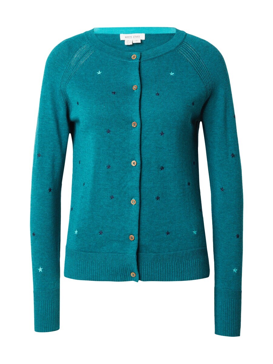 

Вязаный кардиган WHITE STUFF Knit Cardigan LULU, цвет navy/cyan blue