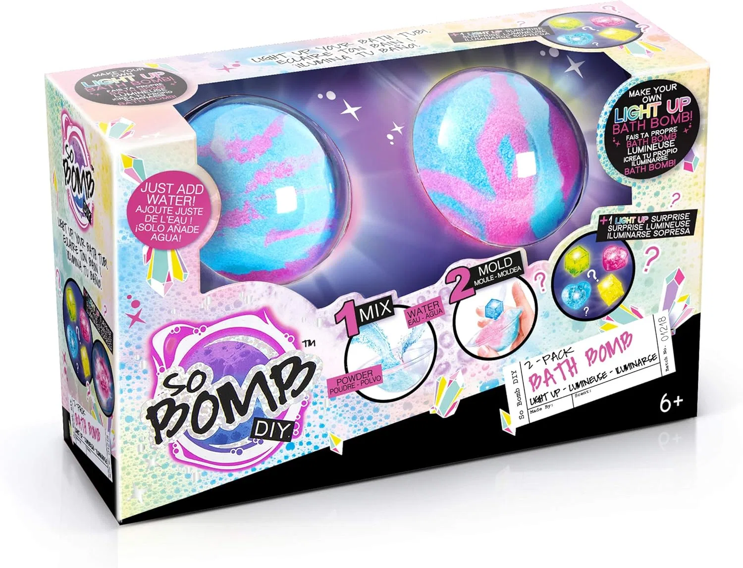 Набор для изготовления светящихся бомбочек для ванны Canal Toys So Bomb DIY Canal Toys — фото 2