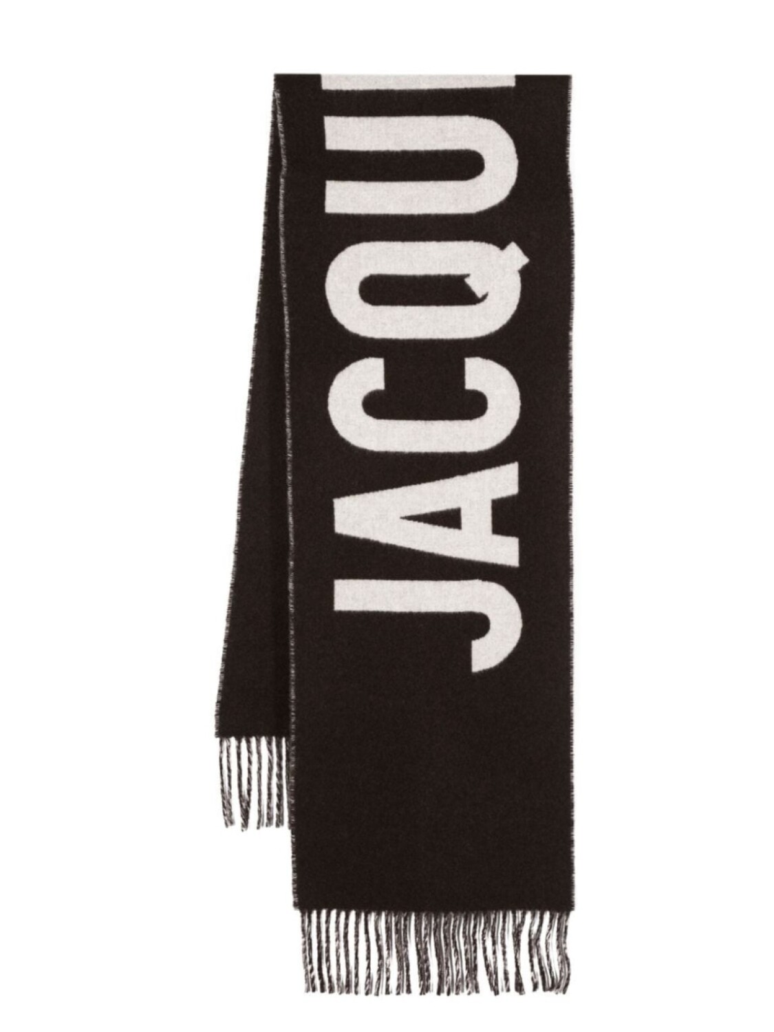 

Jacquemus шарф L'écharpe Jacquemus из вирджинской шерсти, коричневый