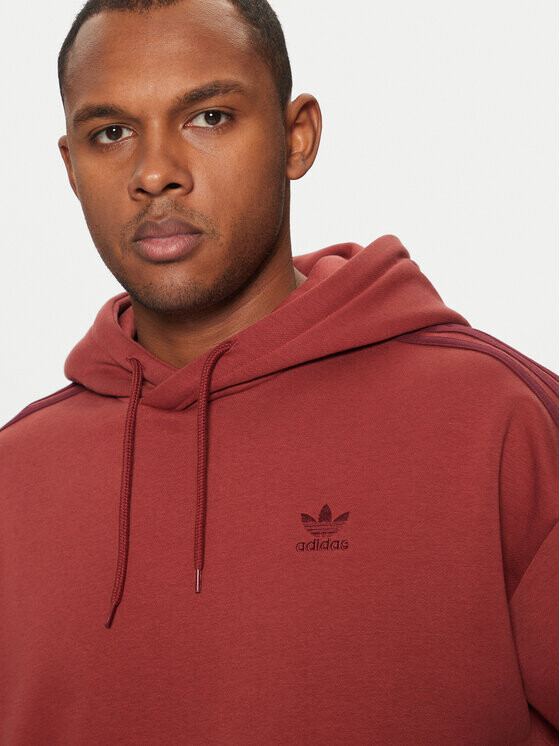 Толстовка свободного кроя Adidas, красный — фото 4