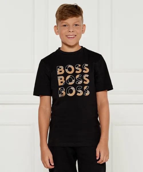 

Футболка Regular fit Boss Kidswear, черный