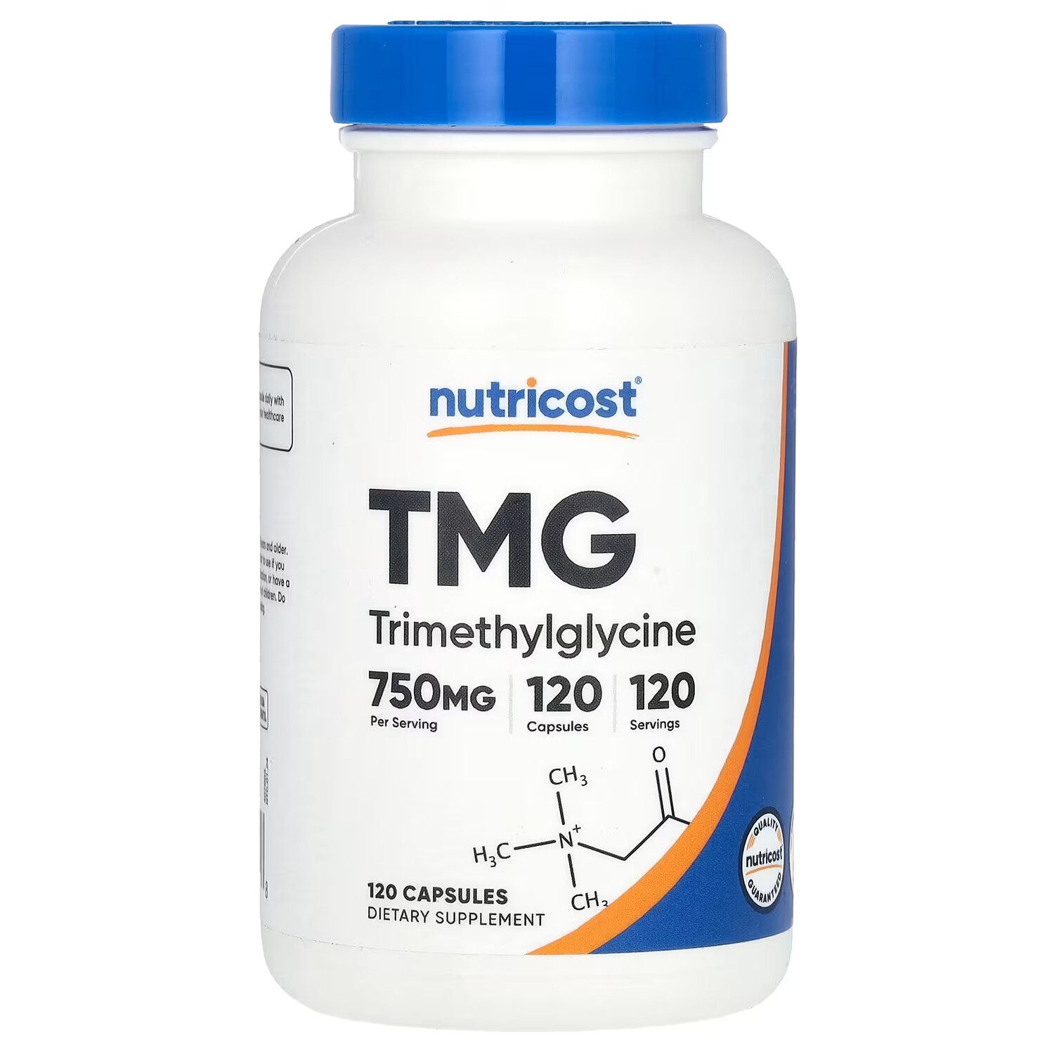 

Нутрикост ТМГ 750 мг 120 капсул Nutricost